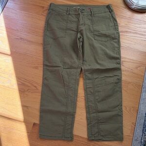 Pilcro the wanderer pant size 32 olive green